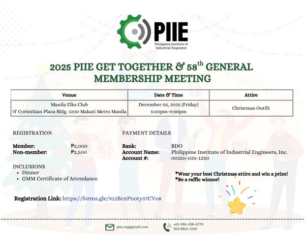 2025 PIIE GET TOGETHER & 58TH GENERAL MEMBERSHIP MEETING