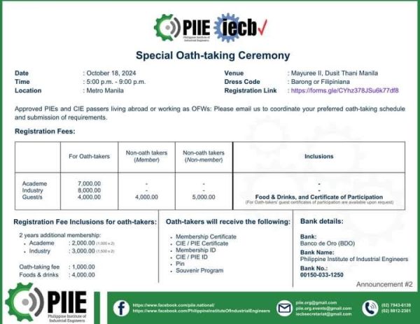 Special Oath-Taking Ceremony